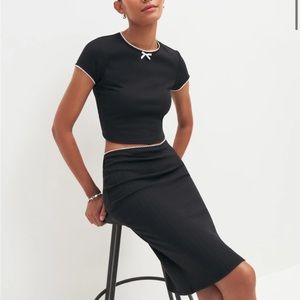 Reformation Goldie Knit Two Piece